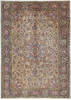 Tabriz Beige Hand Knotted 810 X 124  Area Rug 700-147644 Thumb 0