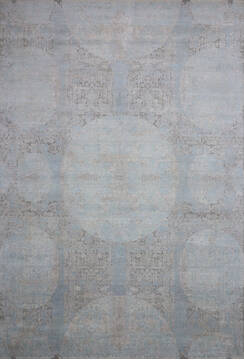 Jaipur White Hand Knotted 10'0" X 14'0"  Area Rug 905-147749