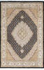 Pak-Persian Black Hand Knotted 41 X 62  Area Rug 700-147799 Thumb 0