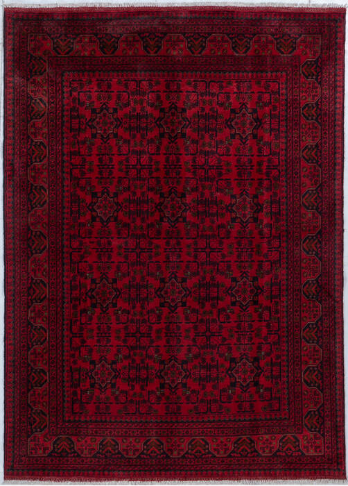 Khan Mohammadi Red Hand Knotted 58 X 710 Area Rug 700-148190 Image 0