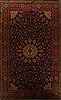 Tabriz Blue Hand Knotted 96 X 157  Area Rug 251-15681 Thumb 0
