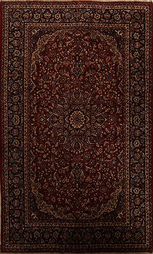 Najaf-abad Red Hand Knotted 9'8" X 16'0"  Area Rug 251-15704