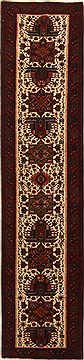 Persian Karajeh Beige Runner 13 to 15 ft Wool Carpet 15781