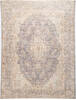 Overdyed Grey Hand Knotted 98 X 129 Area Rug 700-155821 Thumb 0