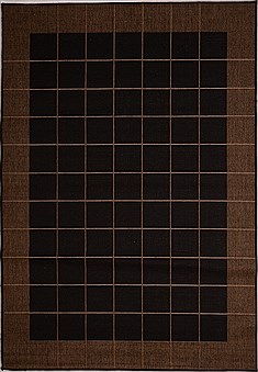 Egyptian Modern Black Rectangle 5x8 ft synthetic Carpet 16211