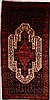 Ghoochan Red Runner Hand Knotted 4'11" X 10'0"  Area Rug 100-16351