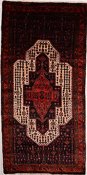 Persian Ghoochan Red Runner 10 to 12 ft Wool Carpet 16351