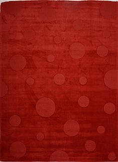Indian Modern Red Rectangle 8x11 ft synthetic Carpet 18207