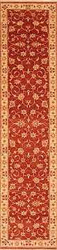 Mahal Red Runner Hand Knotted 2'8" X 11'4"  Area Rug 100-20012
