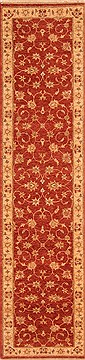 Indian Mahal Red Runner 10 to 12 ft Wool Carpet 20014