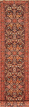 Persian Birjand Blue Runner 13 to 15 ft Wool Carpet 20502