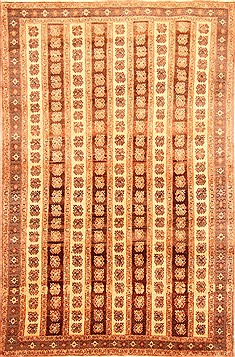 Persian Bakhtiar Beige Rectangle 6x9 ft Wool Carpet 20874