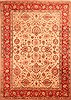Kashan Yellow Hand Knotted 710 X 112  Area Rug 100-21477 Thumb 0