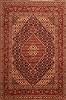 Tabriz Red Hand Knotted 67 X 910  Area Rug 100-21805 Thumb 0