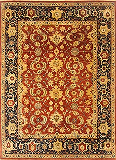 Arak Brown Hand Knotted 7'10" X 10'3"  Area Rug 250-21967
