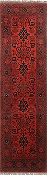 Pakistani Bokhara Red Runner 10 to 12 ft Wool Carpet 22737
