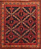 Afshar Red Hand Knotted 50 X 62  Area Rug 100-22812 Thumb 0