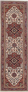 Serapi Beige Runner Hand Knotted 2'6" X 7'11"  Area Rug 250-23235
