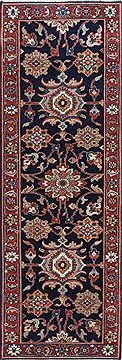 Serapi Blue Runner Hand Knotted 2'0" X 5'11"  Area Rug 250-24831