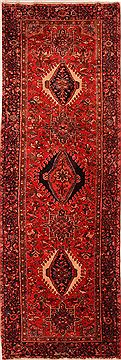 Persian Karajeh Red Runner 13 to 15 ft Wool Carpet 25148