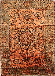 Persian Bakhtiar Multicolor Rectangle 7x10 ft Wool Carpet 25230