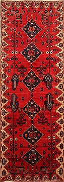 Persian Zanjan Red Rectangle Odd Size Wool Carpet 25237