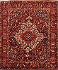 Bakhtiar Red Hand Knotted 100 X 120  Area Rug 100-25243 Thumb 0