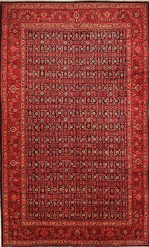 Indian Mahal Red Rectangle 11x16 ft Wool Carpet 25305