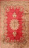 Kerman Red Hand Knotted 100 X 170  Area Rug 100-25705 Thumb 0
