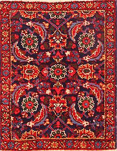 Persian Kerman Red Rectangle 2x3 ft Wool Carpet 26117