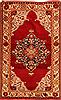 Hamedan Red Hand Knotted 37 X 63  Area Rug 100-26547 Thumb 0