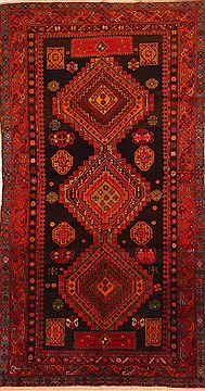 Kazak Red Runner Hand Knotted 5'0" X 9'7"  Area Rug 100-27536