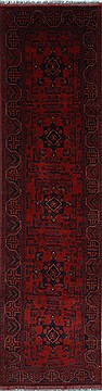 Afghan Khan Mohammadi Blue Runner 10 to 12 ft Wool Carpet 27812