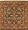 Jaipur Black Square Hand Knotted 40 X 40  Area Rug 250-28231 Thumb 0