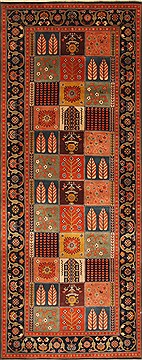 Indian Bidjar Multicolor Runner 10 to 12 ft Wool Carpet 28411