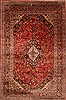 Najaf-abad Red Hand Knotted 110 X 165  Area Rug 250-28583 Thumb 0