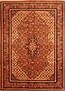 Tabriz Brown Hand Knotted 67 X 93  Area Rug 100-28585 Thumb 0