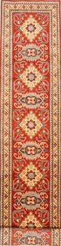 Pakistani Kazak Red Runner 16 to 20 ft Wool Carpet 28739