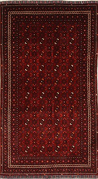 Indian Kunduz Blue Rectangle 3x5 ft Wool Carpet 28777