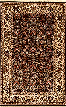 Herati Beige Hand Knotted 2'6" X 3'11"  Area Rug 250-28998