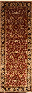 Agra Beige Hand Knotted 6'1" X 17'3"  Area Rug 250-29290