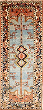 Indian Karajeh Purple Rectangle Odd Size Wool Carpet 29291