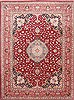 Tabriz Blue Hand Knotted 100 X 132  Area Rug 254-29346 Thumb 0