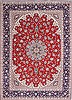 Isfahan Red Hand Knotted 100 X 1310  Area Rug 254-29354 Thumb 0