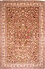 Indo-Persian Beige Hand Knotted 120 X 180  Area Rug 254-29405 Thumb 0