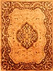 Tabriz Beige Hand Knotted 90 X 120  Area Rug 100-29643 Thumb 0