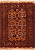 Kunduz Red Hand Knotted 34 X 43  Area Rug 100-29812 Thumb 0