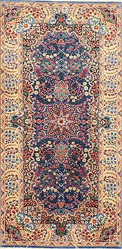 Kerman Red Hand Knotted 3'0" X 6'0"  Area Rug 255-30220
