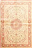 Qum Red Hand Knotted 45 X 67  Area Rug 254-30285 Thumb 0