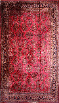 Kashan Beige Hand Knotted 12'0" X 20'0"  Area Rug 254-30335